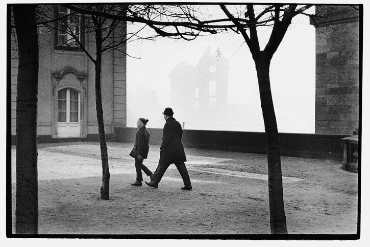 Evelyn Richter, Dresden, Brühl'sche Terrasse ©Evelyn Richter und Ursula Arnold Archiv im Museum der bildenden Künste Leipzig