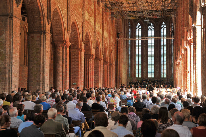 Chorin, Blick in die Chorruine ©Choriner Musiksommer e.V.